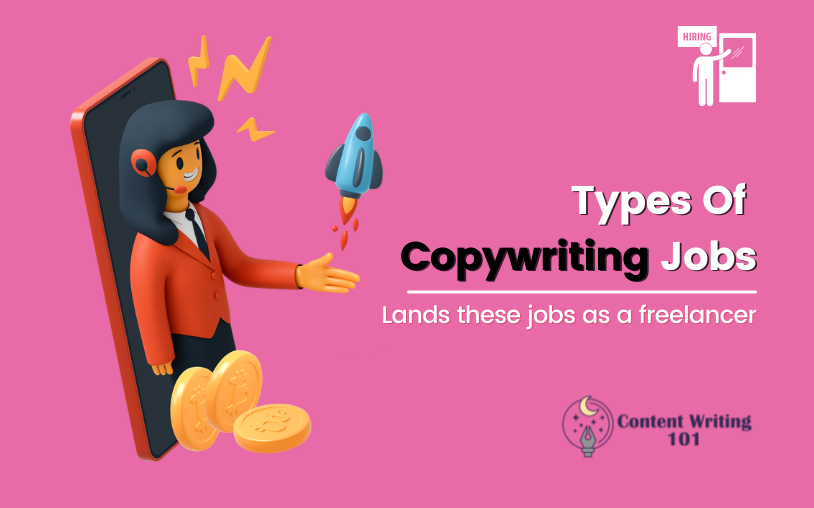 Types of copywriting jobs
